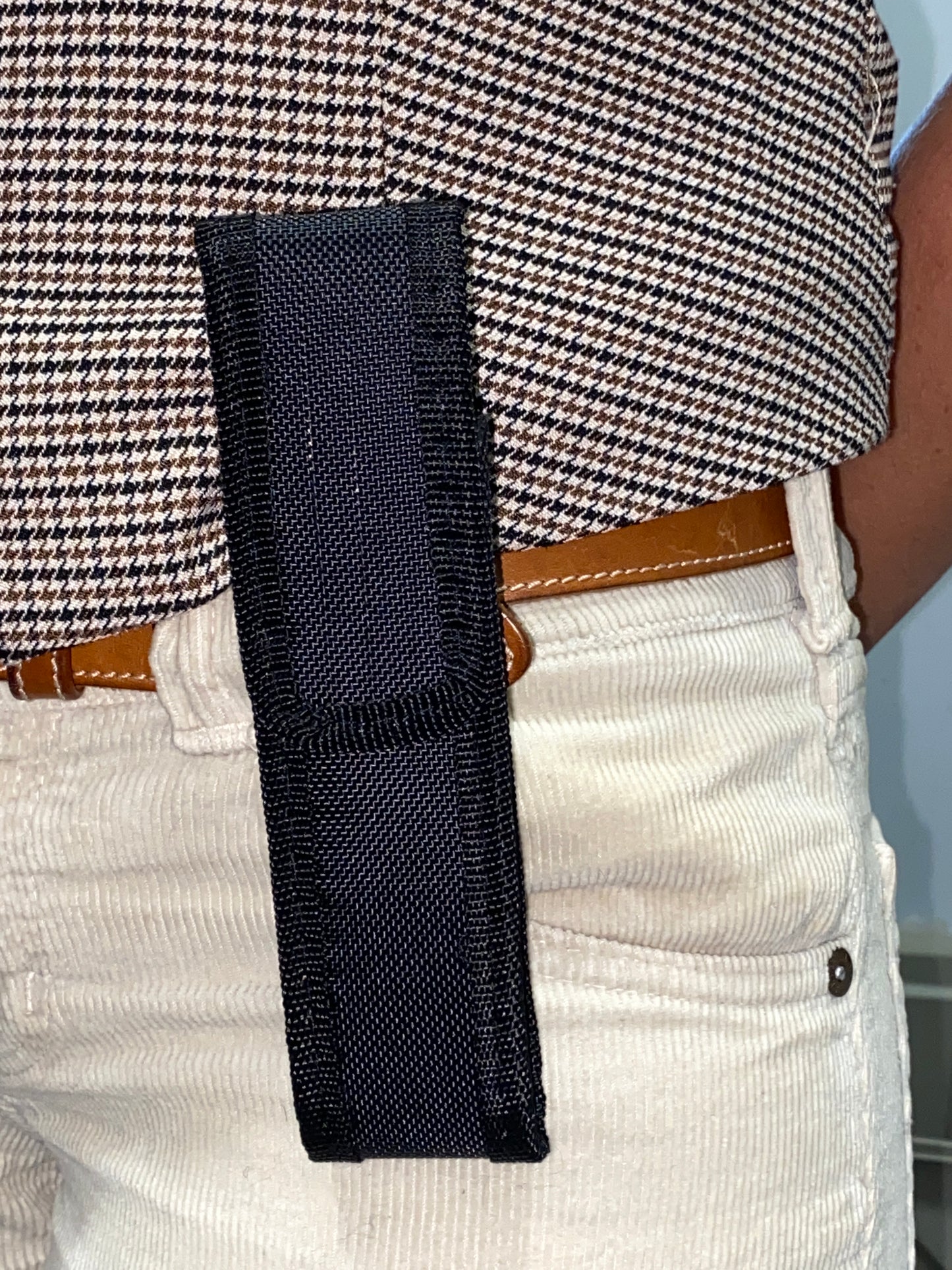 JEYORZY 1 Pièces Étui pour Lampe de Poche en Nylon, pour Chasse Camping Randonnée en Plein Air(17cm*4.5cm)